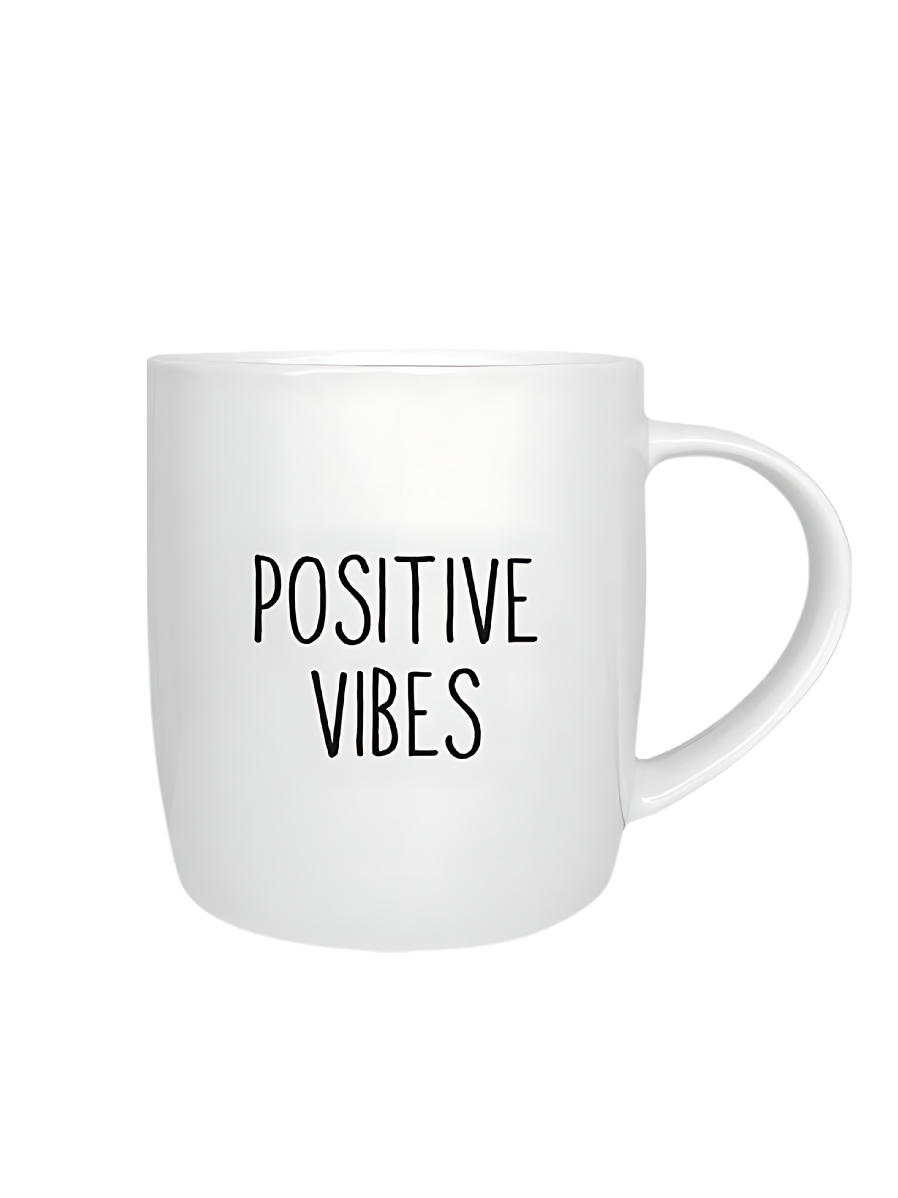 witte mok - positive vibes - gusta - beker - troostgeschenk - troost - rouw - steun - positief - moed - rememberme webshop